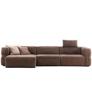 Le Chic Convertible Square Fabric <b>Sofa</b> Set Tufted and Upholstered with Boucle <b>Sponge</b>-Filled <b>for</b> Home Living Room Use - Product Image 6