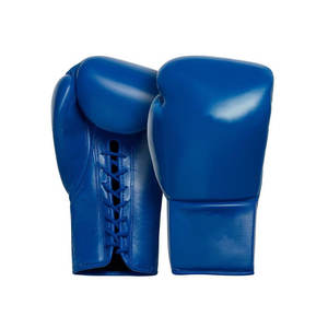 Guantes de boxeo de cuero de vaca de grado profesional 100% diseño personalizado cómodos 6oz 8oz 12oz y 14oz tamaños para adultos - Product Image 1