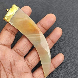 Collar de cuerno de búfalo hecho a mano para mujer, joyería de cadena larga a la moda para aspecto elegante y bohemio, alta calidad por glowin fashion - Product Image 6