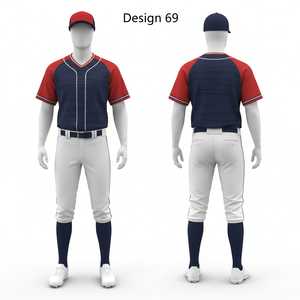 ชุดเบสบอลขายส่ง ผลิตตามสั่ง ผ้าเบา ระบายอากาศได้ดี สำหรับฝึกซ้อม - Product Image 1