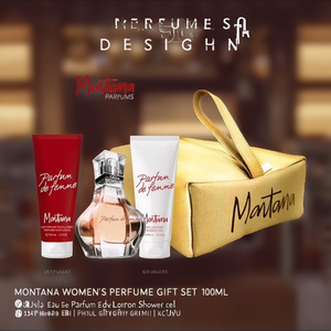 Set de Regalo de Perfume para Mujer Montana, 100 ml, Eau de Parfum, Loción Corporal, Gel de Ducha - Product Image 3