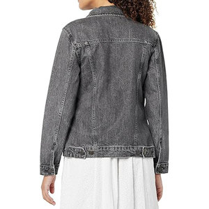 Vestes en jean tricotées pour femmes, faible MOQ, respirantes, design personnalisé, 100% coton - Product Image 2