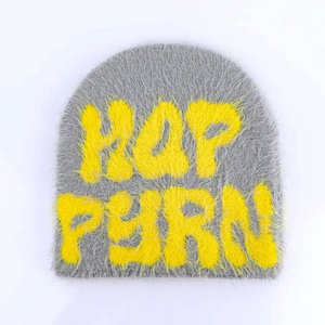 Prix bas confortable hiver chaud doux Mohair Beanie casquettes nouveau Style à la mode Mohair Beanie casquettes et chapeau - Product Image 1
