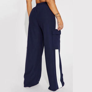 Pantalones Casuales Holgados para Mujer, Cintura Alta, Pierna Ancha, Estilo Urbano, Ajuste Holgado, Atuendo Moderno - Product Image 5