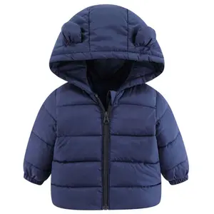 Vêtements d'hiver pour enfants avec logo personnalisé, doudoune longue rembourrée, imprimé 700, décontracté, fermeture éclair pour garçons et filles, 90%