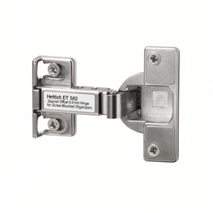 Hettich et 582บานพับ0.0มม. สำหรับติดตั้งสกรูสำหรับตู้ - Product Image 3