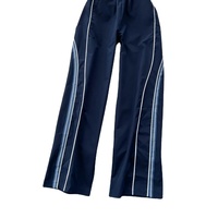 Pantalon palazzo pour femme taille haute, en élasthanne/modal, écologique, imperméable, respirant, coupe régulière, jambe large, hip-hop, hiver/été