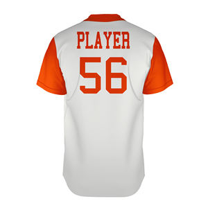 เสื้อเบสบอลแบบกำหนดเองสำหรับวิทยาลัยและสโมสร ผ้าทนทาน ดีไซน์แขนสั้น - Product Image 6