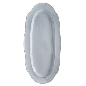 Plateau de service ovale en métal artisanal ou plat décoratif pour servir des aliments ou d'autres collations Plateau de service pour vaisselle Accessoires de cuisine - Product Image 1