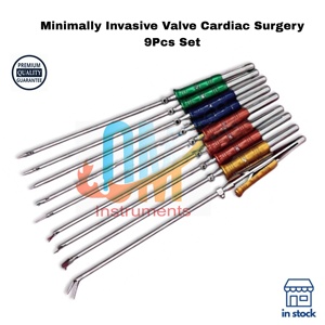 Ensemble d'instruments de chirurgie cardiaque manuelle minimalement invasive certifiés CE ISO, qualité supérieure, 9 pièces, instruments chirurgicaux de qualité médicale - Product Image 6