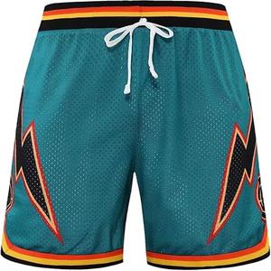 Shorts de sport en maille à séchage rapide pour hommes Shorts de fitness actifs Shorts de course athlétiques à fente latérale fabriqués par Dress Sports - Product Image 2