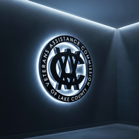 Enseigne lumineuse LED personnalisée en gros d'usine, logo d'entreprise, lettres LED en métal 3D, enseigne lumineuse LED pour la publicité
