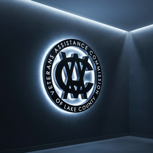 Fabrika toptan özel Led ışıklı işaret şirket logosu 3D Metal LED harfler işareti reklam için Led tabela - Product Image 1