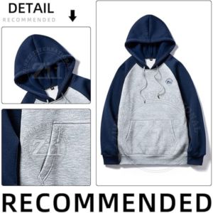 Hiver Terry Washed 100% Cotton Regular Fit Pullover Hoodie 500 Gsm-600 Gsm Dropped Shoulder Solid Pattern Street Sports Men's - Product Image 4