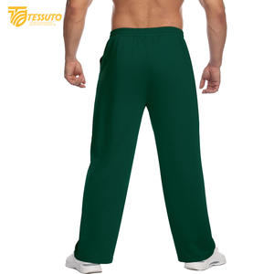 Pantalones deportivos ligeros para hombre con malla inferior abierta y bolsillos con cremallera Pantalones de chándal holgados - Product Image 5