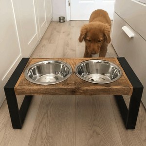 Comederos para Perros de Acero Inoxidable Pulido, Ecológicos, de Lujo, Diseño Simple, Color Marrón, Opción de Logotipo Personalizado, Precio Razonable al por Mayor - Product Image 6