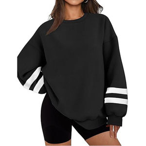 Colección de Moda Invierno 2025, Sudaderas Extra Grandes para Mujer, Manga Larga, Cuello Redondo, Sudadera de Algodón para Mujer - Product Image 1