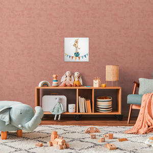 Made In Germany - Home Decor Canvas <b>Picture</b> Circus Pennant Nursery - Wall Mural In Colourful And Blue - Stretcher <b>Frame</b> Art - Product Image 3