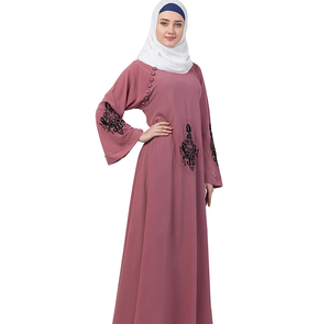 2023 señoras Abaya hermosos colores y diseño elegante alta calidad cómoda ropa musulmana tradicional para mujeres - Product Image 2