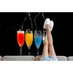 Tapis imprimé - Tapis Cocktail, Tapis colorés, Tapis de cuisine, Tapis modernes, Tapis en velours - Product Image 3