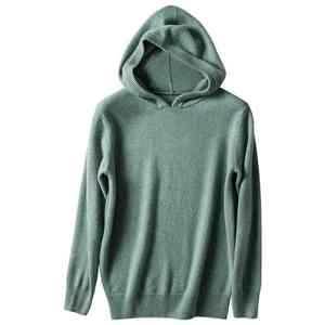 Sweat à capuche en cachemire personnalisé pour hommes pull tricoté classique à la mode pour hommes sweat à capuche pour hommes - Product Image 1