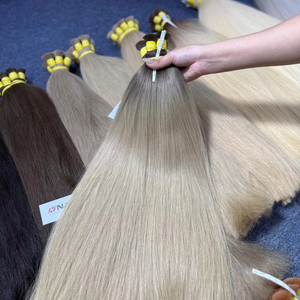 เทรนด์ฮิต โอมเบร # ผมต่อแบบเส้นบางสี 6/16 สำหรับเด็ก ราคาขายส่งจากโรงงาน ผมตรงเวียดนามแท้ 60 65 ซม. - Product Image 1