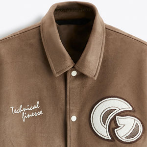 OEM Veste universitaire Letterman en laine de haute qualité personnalisée Grande taille Baseball Design Chenille Broderie Style Vintage Toile Hiver - Product Image 5