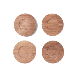 Dessous de verre en pierre à thé style bois fait à la main en bois autres verres hôtel restaurant forme ronde et au meilleur prix - Product Image 4