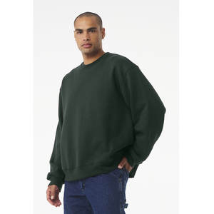 Bella toile hommes toutes saisons polaire pull sweat adulte essentiel plaine coupe ample coton polaire chaud unisexe sweat - Product Image 2
