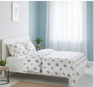 Draps de lit de luxe en coton 100% rayé multicolore, taille king size, 93x108, tissu non tissé doux, absorbant l'humidité, qualité 130GSM, résistant - Product Image 3