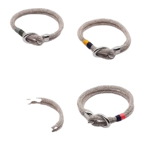 Hemp <b>Bracelet</b> Madeinfrance Wrist Ankle - Colorful Braided Thread <b>Bracelets</b> for Girls l Wrap SAILOR KNOT <b>BRACELET</b> - Product Image 1