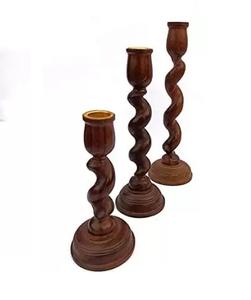 Support de bougie en bois de qualité supérieure, nouveau support de bougie pour la décoration de la maison, bougeoir pour la décoration de mariage, haute vente - Product Image 3