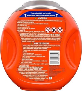 Tide PODS Plus Downy 4 en 1 HE Turbo Dosettes de savon détergent à lessive, parfum frais d'avril, baignoire 61 pièces - Product Image 6