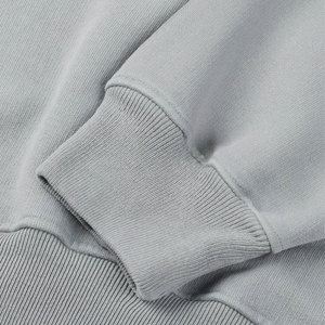 Sudadera deportiva gris para hombre europeo americano, ropa deportiva informal holgada Popular de manga larga, Invierno bordado con letras personalizadas - Product Image 4