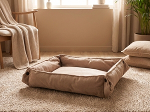 Cama Transformable Rectangular Pequeña para Mascotas (Textil Beige) - Product Image 4