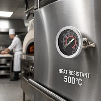 Thermomètre de cuisson analogique robuste pour fumoir offset, remplacement pour les grils Pit Boss, Traeger, Masterbuilt, accessoires de barbecue