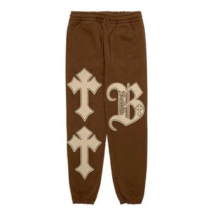 Ensemble de survêtement tendance pour hommes, 80% coton, 20% polyester, couleur unie, impression personnalisée sur écran, vente en gros d'ensembles de sweats à capuche pour hommes. - Product Image 3