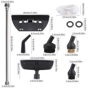 2025 Best-seller <span class=keywords><strong>Nettoyeur</strong></span> <span class=keywords><strong>vapeur</strong></span> 2800W avec 9 accessoires 105 °C haute température pour sols, coulis, carreaux, tapis, voitures - Product Image 6