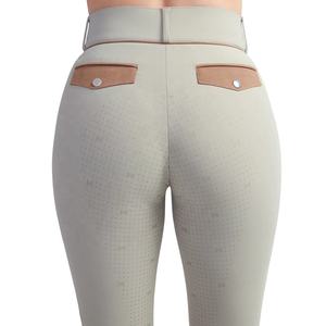 Pantalones de montar para niñas con logotipo personalizado al por mayor, ropa ecuestre, diseño ajustado para montar a caballo - Product Image 5