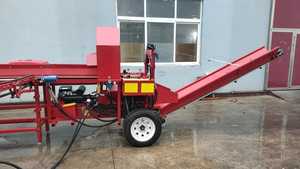 Fendeuse de bûches 45T, capacité de coupe 500 mm, moteur à essence 20 CV, convoyeur 3 m, roulement et boîte de vitesses - Product Image 6