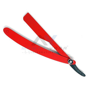 Navaja de Afeitar Profesional Plegable para Barbería, Cuchilla de Afeitar de Corte Recto con Hoja Deslizante Reemplazable para el Cuidado Masculino - Product Image 3