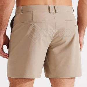 กางเกงขาสั้นผ้าชิโนสำหรับผู้ชายกางเกงขาสั้นผ้าชิโน2023น้ำหนักเบา - Product Image 2