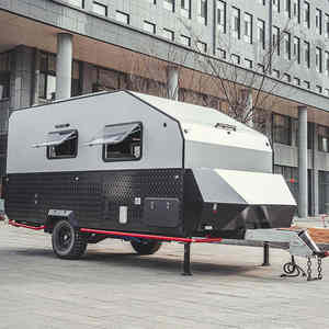 Remolque de Campamento Mini Ligero de 15 pies, Caravana Moderna Tipo Lágrima para Exportación, 4x4, Impermeable, con Capacidad para 4 Personas, Usado, Precio Económico - Product Image 4