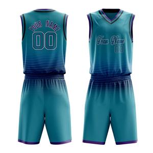 Uniformes de Baloncesto de Talla Grande de Marca Privada del Fabricante, Logotipo Personalizado, Uniformes Deportivos Transpirables de Verano para Competencia - Product Image 1