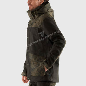 Veste de chasse d'hiver 100% laine, haute qualité, nouveau design, motif uni, imperméable, coupe-vent, respirante, coupe ample, matelassée, OEM/ODM - Product Image 4