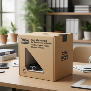 Boîtes en carton personnalisées Yaika pour gadgets, solution de stockage personnalisée pour papier et supports multimédias - Product Image 3