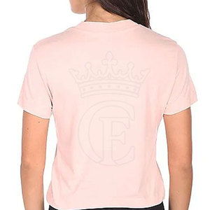 Camiseta de manga corta para mujer, camiseta de gran tamaño para mujer, camiseta transpirable de algodón y poliéster con cuello redondo para mujer - Product Image 2