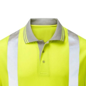 Camiseta Polo de Seguridad Reflectante de Alta Visibilidad, Tejido de Poliéster Antibacteriano, Uniforme de Trabajo con Certificación CE - Product Image 5