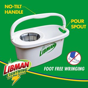 Système de serpillière rotative Libman Lightning avec seau et essoreuse, 1 tête de rechange - Product Image 6