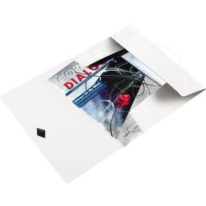 Leitz WOW DIN <b>A4</b> Polypropylene White Corner Clamps for File <b>Folders</b> Corner Clamps for Better Organization - Product Image 3